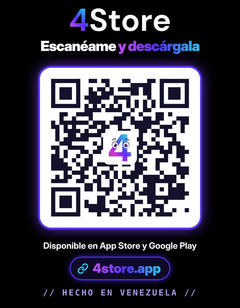 Código QR para descargar la app 4Store